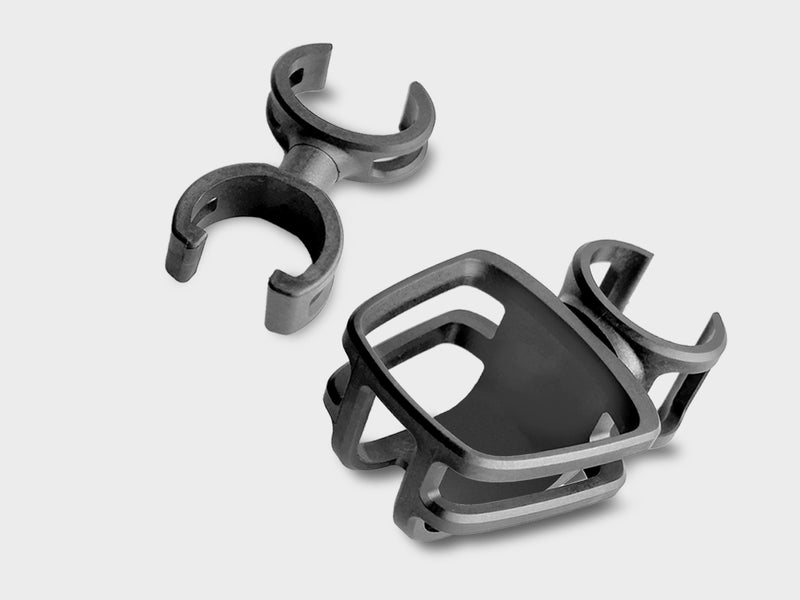 Load image into Gallery viewer, Kryckhållare, två delar. Närbild