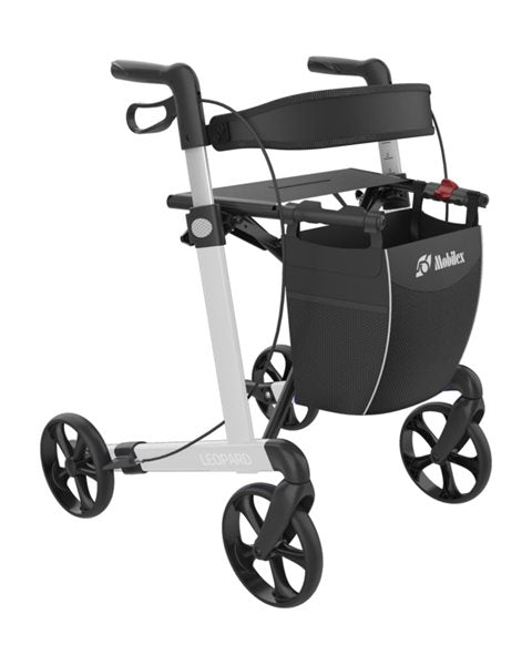 Load image into Gallery viewer, Leopard rollator, silvervit, sidvy.
