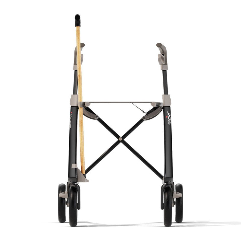 Load image into Gallery viewer, Grå färg. byACRE Käpp/kryck hållare Carbon Ultralight Rullator